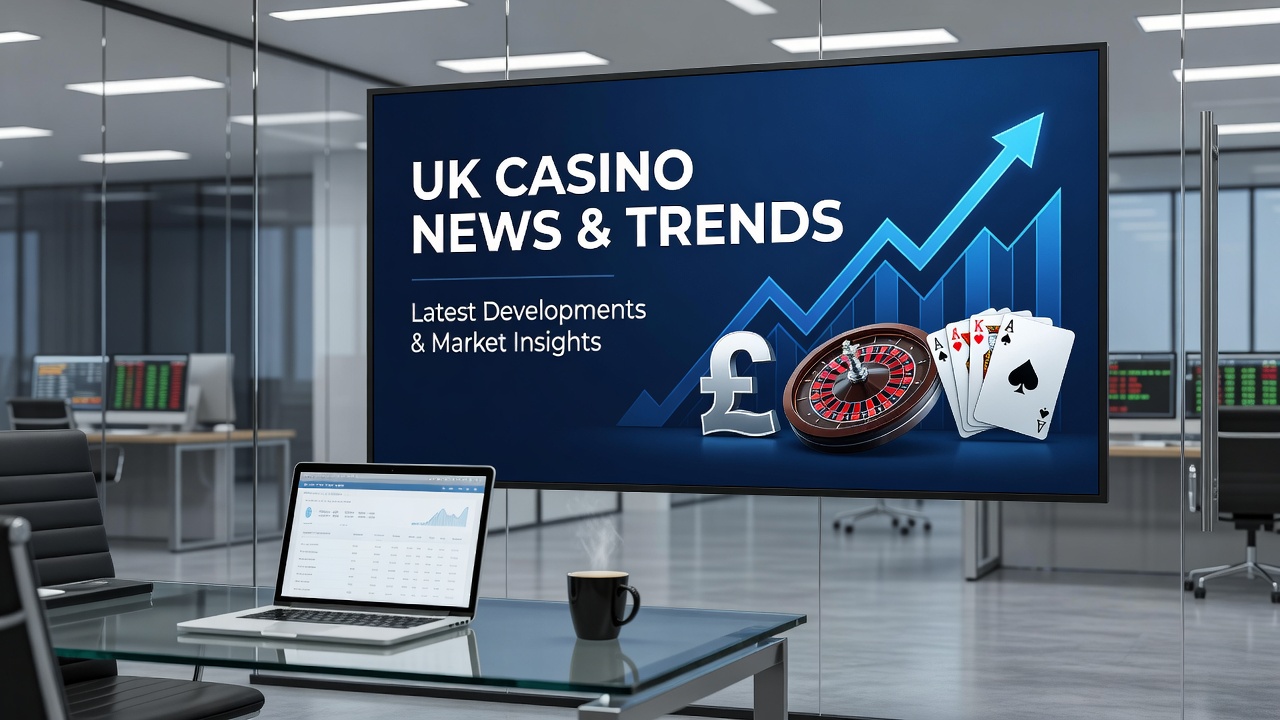 Digital illustration of shadowy online casino interfaces targeting UK users, with warning signs and locked padlocks symbolizing unlicensed operations