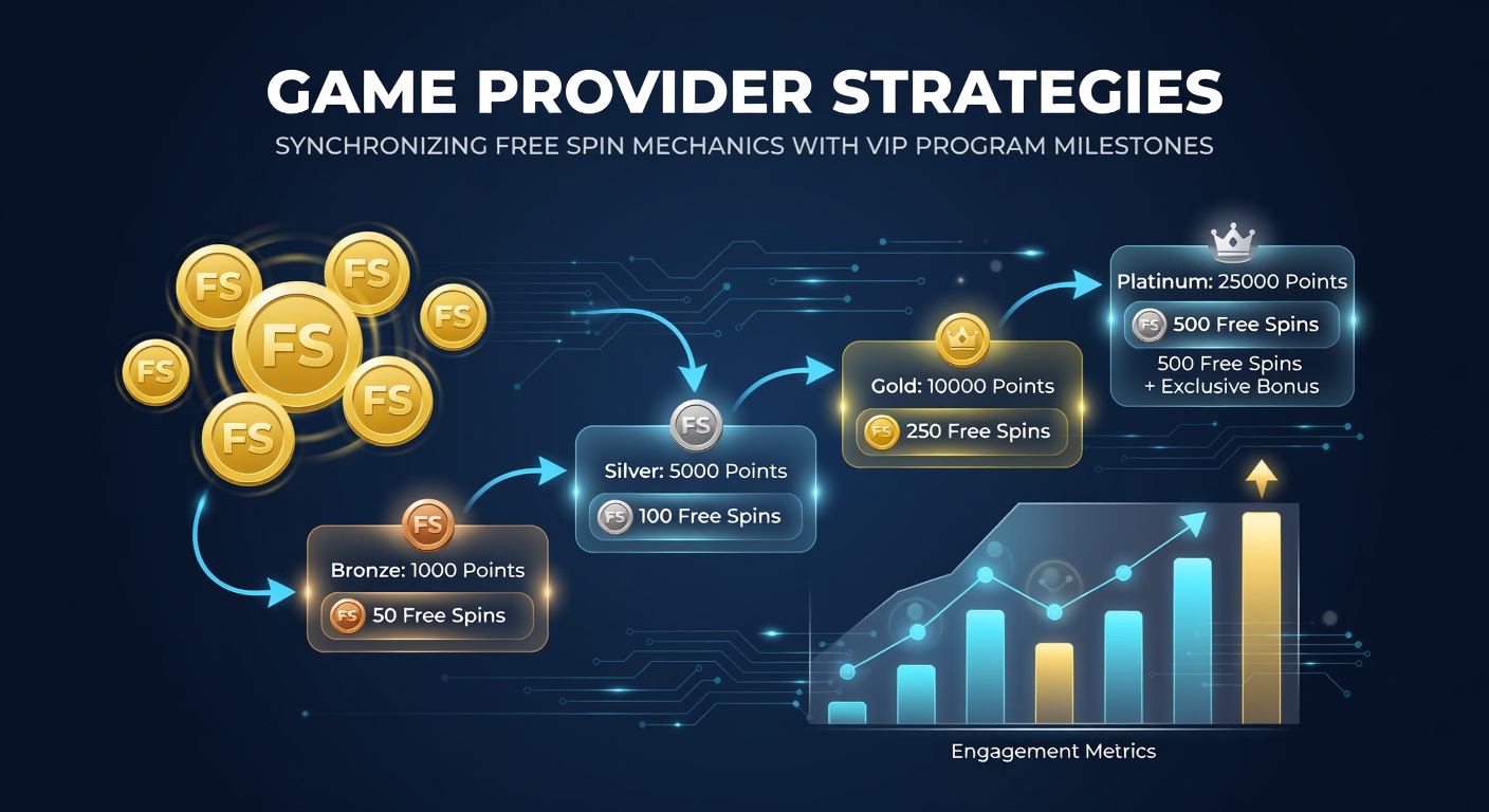 Game provider dashboard showing free spin synchronization with VIP tiers
