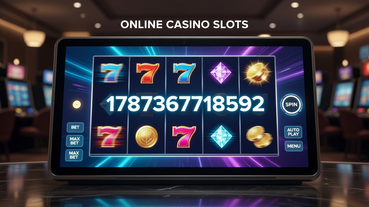 Close-up view of a progressive jackpot meter displayed on a tablet screen during an active online slot session
