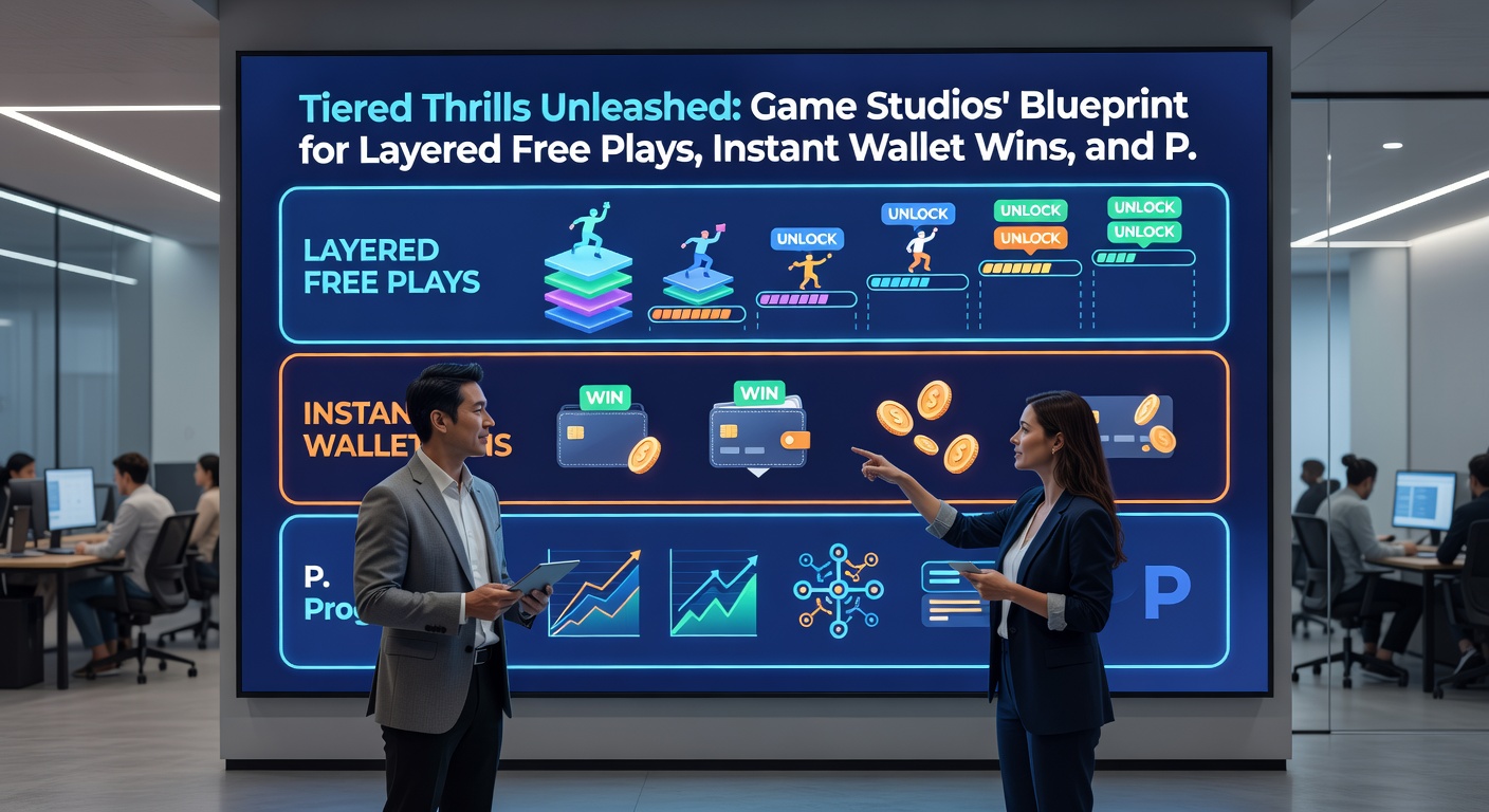 Mobile screen displaying a progressive jackpot peaking at tiered levels, with instant wallet notification popping up amid layered free spin animations